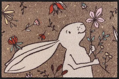 Produktbild von Salonloewe BLOSSOM HOPPER Fußmatte Wohnmatte 50 x 75 cm