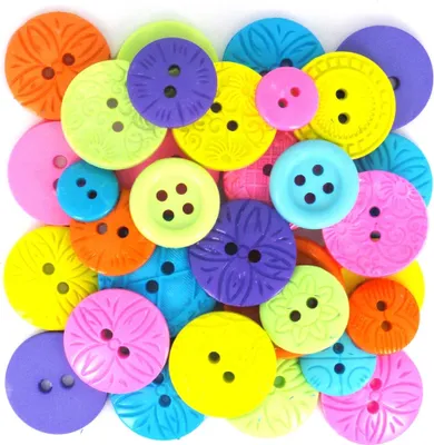 Produktbild von Dress It Up Knöpfe Color Me Knopfmischungen in verschiedenen Farben : Zippity Do Dah Color Me: Zippity Do Dah
