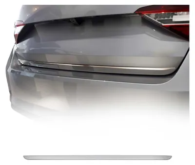 Image de Garniture de Hayon Coffre pour Skoda Superb III 2015-2021 Berline acier inox