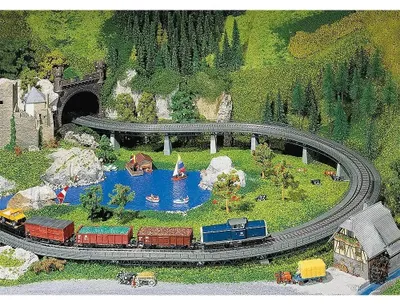 Produktbild von Faller 120470 - 1/87 / H0 Auf- Und Abfahrt Kpl. - Neu