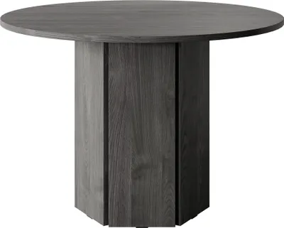 Produktbild von Selsey Hexa - Esstisch, Esszimmertisch rund 110 cm - Portland Esche Schwarz