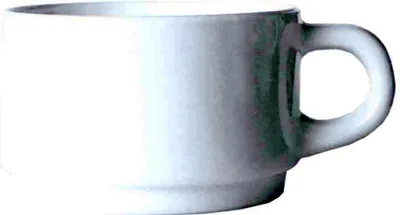 Produktbild von Cylindrique White Obertasse 14cl stapelbar - 6 Stück