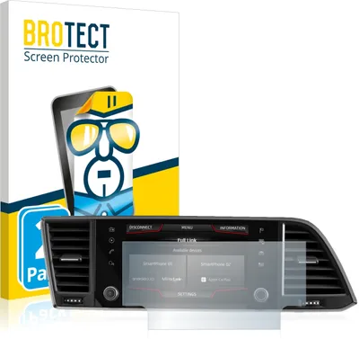 Produktbild von 2x Für Seat Ateca 2020 Media System 6.5" Schutzfolie BROTECT Displayschutz Display Schutz Folie Klar Transparent