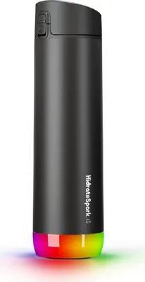 Zdjęcie produktu dla HidrateSpark Pro 620 ml, wolna od BPA inteligentna butelka do picia ze stali nierdzewnej, Chug, czarna