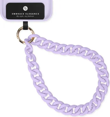 Productafbeelding van Selencia Kort Polskoord - Ketting - Lila