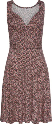 Produktbild von VIVANCE Jerseykleid in Wickeloptik mit Alloverdruck bedruckt Größe 38
