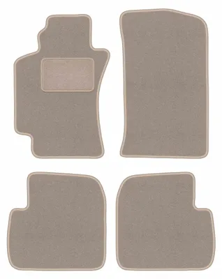 Produktbild von Velours-Fußmatten für Toyota Avensis I T22 1997-2003 (Limousine/Kombi/Liftback) – 4-tlg, Beige, passgenau – Wielganizator LUX