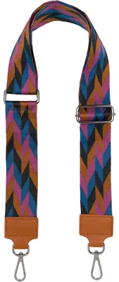Produktbild von styleBREAKER Breiter Taschen Schulterriemen verstellbar mit Rauten Muster, Wechsel Taschengurt, Handyband, Handykette 02013031