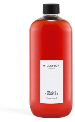 Zdjęcie produktu dla Millefiori Milano, wkład do dyfuzora o zapachu jabłka i cynamonu, 250 ml (77REMC)