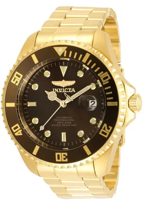 Produktbild von Invicta Pro Diver 35725 Herrenuhr - Automatisches Werk - Edelstahl mit braunem Zifferblatt - 47 mm