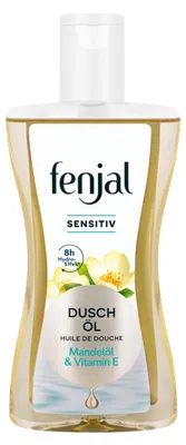 Zdjęcie produktu dla Fenjal Olejek pod prysznic Sensitive z naturalnym olejkiem migdałowym i witaminą E 225ml