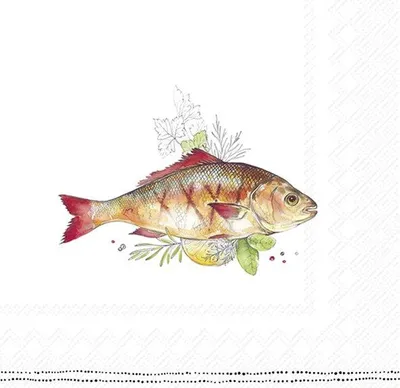 Produktbild von GRILLED FISH Lunch-Servietten