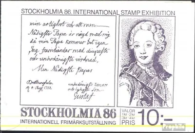Produktbild von Briefmarken Schweden 1984 Mi MH100 (kompl.Ausg.) postfrisch STOCKHOLMIA 86