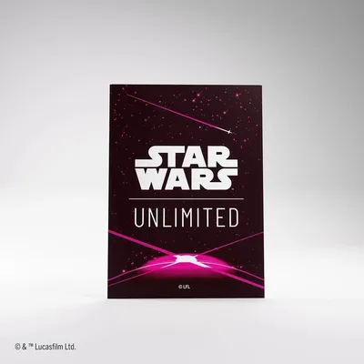 Produktbild von Star Wars: Unlimited Art Sleeves - Card Back Magenta