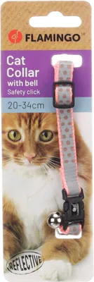 Image de Flamingo collier pour chats Minx rose saumon
