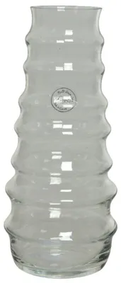 Produktbild von Decoris Vase - handgefertigt - modernes Design - Glas - 13x30 cm