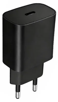 Produktbild von Schnell Ladegerät 25W Schwarz USB-C Netzteil Power Adapter Super Charger PD 3.0 PPS