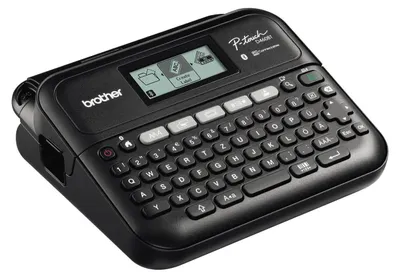 Produktbild von Brother P-Touch PT-D460BTVP - Beschriftungsgerät - s/w - Thermotransfer - 18 mm Breite - 180 dpi - bis zu 30 mm/Sek. - USB, Bluetooth 5.0 - Cutter - 5-zeiliger Druck, Spiegelschrift, Vertikaler Druck, Mehrfachausdruck - Schwarz