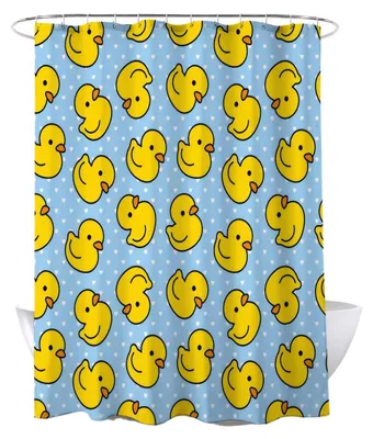 Productafbeelding van Douchegordijn 120 x 180 cm met Ente Design
