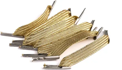 Produktbild von RINGELSPITZ - Elastische Schnürsenkel ohne Binden - Fun! Senkel - 8 cm, gold
