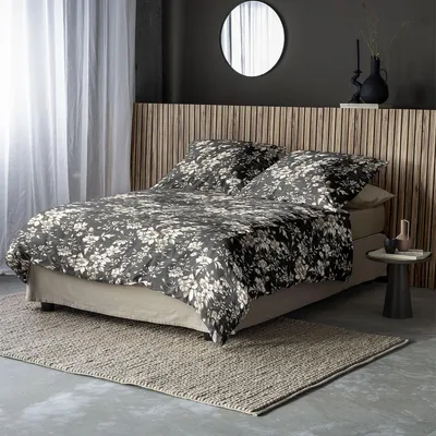 Produktbild von Irisette Flausch-Baumwolle Bettwäsche Zobel 8558 135x200 cm + 80x80 cm grau