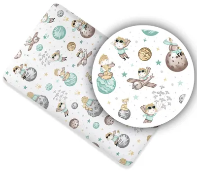 Immagine prodotto di Lenzuolo con Angoli per Lettino 80 × 160 cm – 100% Cotone, Morbido ed Elastico