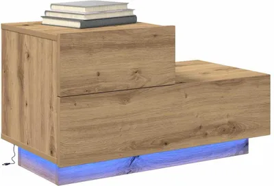 Immagine prodotto di vidaXL Comodino in rovere artigianale 70 x 36 x 40,5 cm Materiale a base di legno