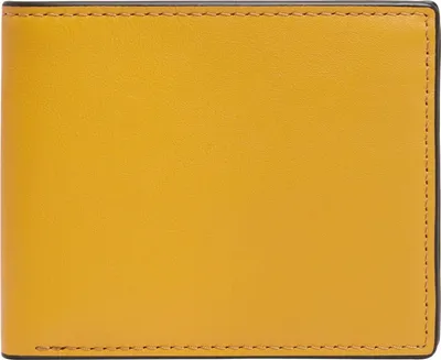 Image de FOSSIL Cuir porte-monnaie Steven FPW Bifold Wallet Mustard jaune