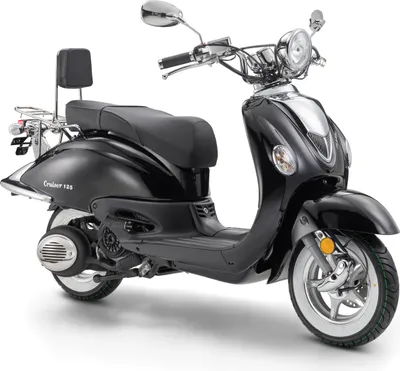 Produktbild von LuXXon Motorroller Cruiser - Retro City Roller Vintage mit 125 ccm - 7,1 PS für max. 80 kmh, E5+