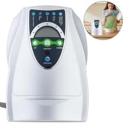 Produktbild von Ozon Generator für Zuhause – 500 mg/h, Timer 5–60 Min, tragbar 240×160×55 mm, für Räume, Küche & Auto