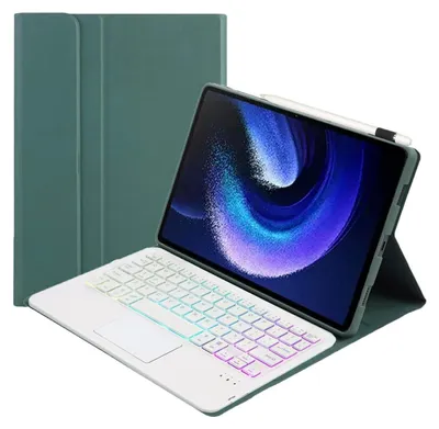 Zdjęcie produktu dla Etui z klawiaturą - Bezprzewodowa klawiatura Bluetooth - Przenośne etui zpoliuretan - 11 cali - Pokrowiec - Odpowiednie dla Mi Pad 6/...