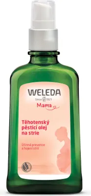 Obrázok produktu pre Weleda Mama Pregnancy Care Oil, Olej, Ženy, Proti striám, Hydratačný, Upokojujúci, Zmäkčovadlo, Univerzálna pleť, 100 ml, Sprej