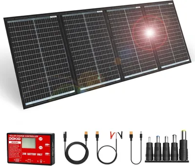 Obrázek produktu pro Solární panel – Skládací – Mobilní – Přenosný – Solární systém – Výkon 200 W