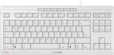 Obrázek produktu pro CHERRY TAS STREAM KEYBOARD TKL Corded DE-Layout grau
