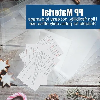 Immagine prodotto di Buste trasparenti per timbri, ideali per l'archiviazione - documenti, fatture, timbri, 4 misure