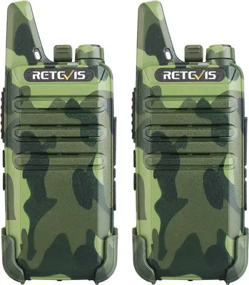 Obrázek produktu pro Retevis RT622 walkie talkie vojenská, Dobíjecí vysílačka pro dospělé i děti, 16 kanálů, VOX, Pro cestování v přírodě, vysílačky na dlouhé vzdálenosti