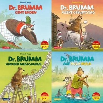 Produktbild von Maxi-Pixi-4er-Set 91: Neues von Dr. Brumm (4x1 Exemplar)