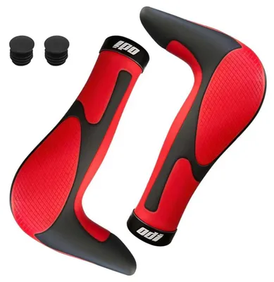 Zdjęcie produktu dla Ergonomiczne uchwyty do roweru z powierzchnią antypoślizgową i amortyzacją wstrząsów
