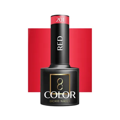 Zdjęcie produktu dla OCHO NAILS Lakier hybrydowy red 201 -5 g