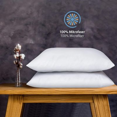 Komfortec Kopfkissen 40x80 cm 2er Set 800g Kissenfüllung NEU