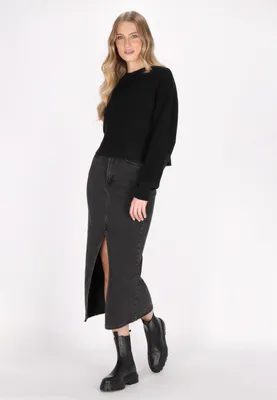 Image de Pull pour femme SAPORTA - noir, taille M/L