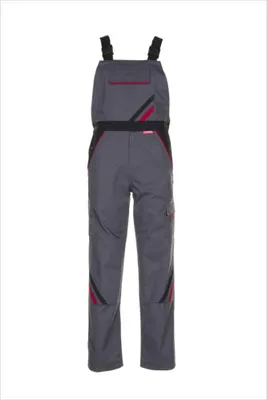Produktbild von Planam Latzhose Highline Gr. 25 schiefer/schwarz/rot