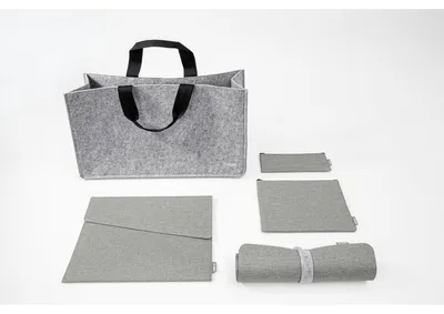 Produktbild von Bag Accessoires Basic Bundle hellgrau 1x BA431,1x BA502,1x BA520,1x SA610