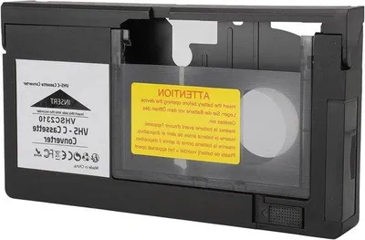 Produktbild von VHS-C zu VHS-Kassette-Adapter, mit SVHS-C kompatibel, Videorecorder.