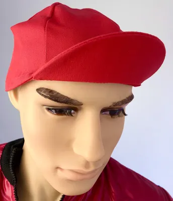 Produktbild von Retro Radsportmütze Rot