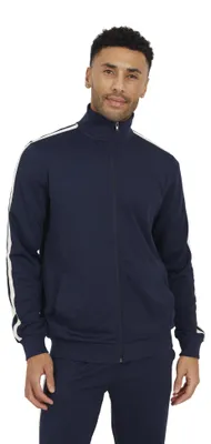 Produktbild von Brave Soul - Trainingsjacke für Herren, Weiter Stehkragen WH375 (XL) (Marine)