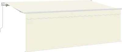 Immagine prodotto di vidaXL Tenda da sole retrattile crema 400 x 200 cm in poliestere e alluminio