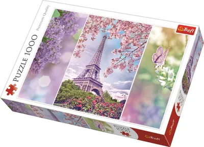 Image de Trefl Puzzle Printemps à Paris - Romantique / 1000 pièces