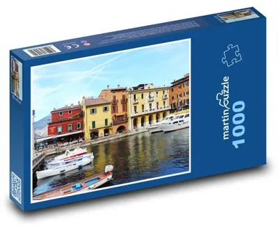 Obrázek produktu pro Puzzle 1000 Přístav u Gardského jezera - martinpuzzle