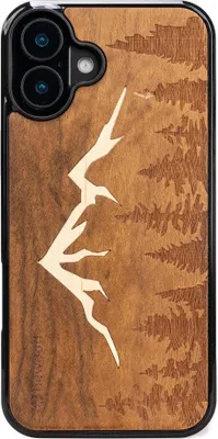 Produktbild von Holzhülle für iPhone 16 Plus, Bewood Imbuia-Gebirge